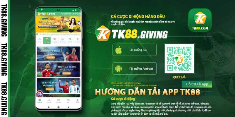 Hướng dẫn tải app TK88